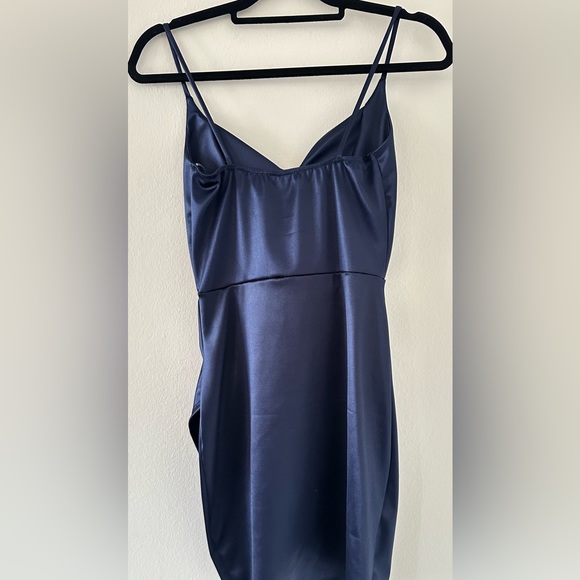 Navy Blue Mini Dress - Picture 2 of 3